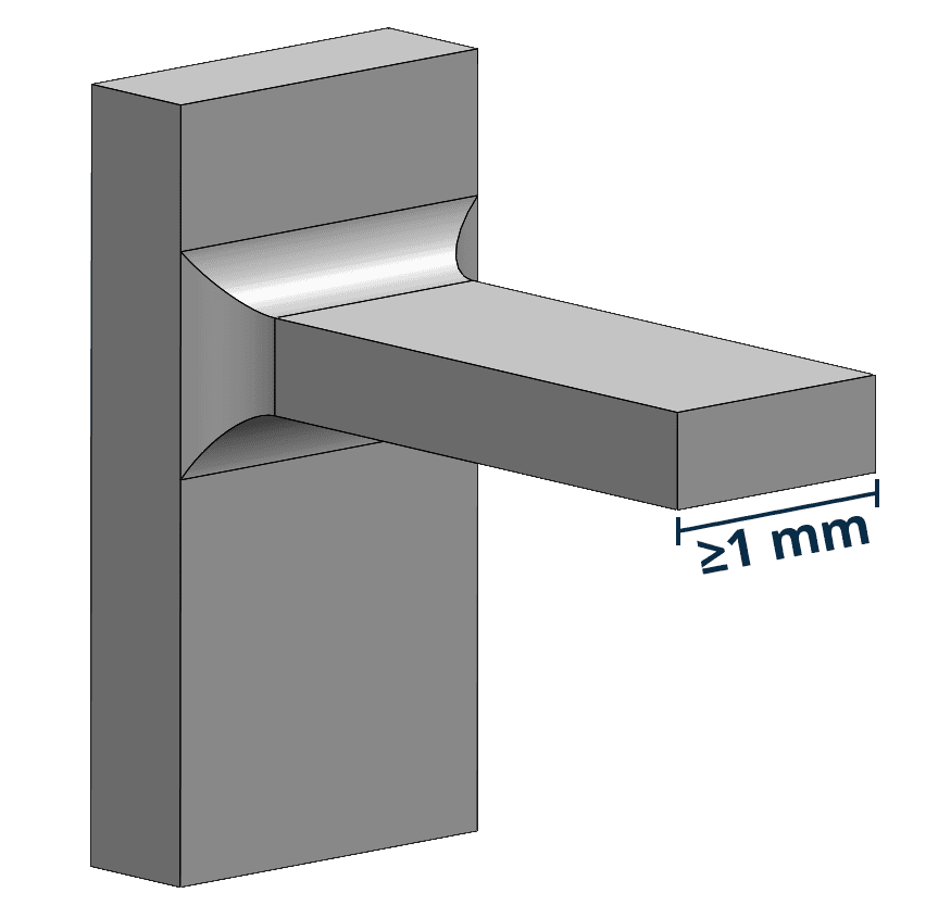 Design of a canteliver for MJF prints